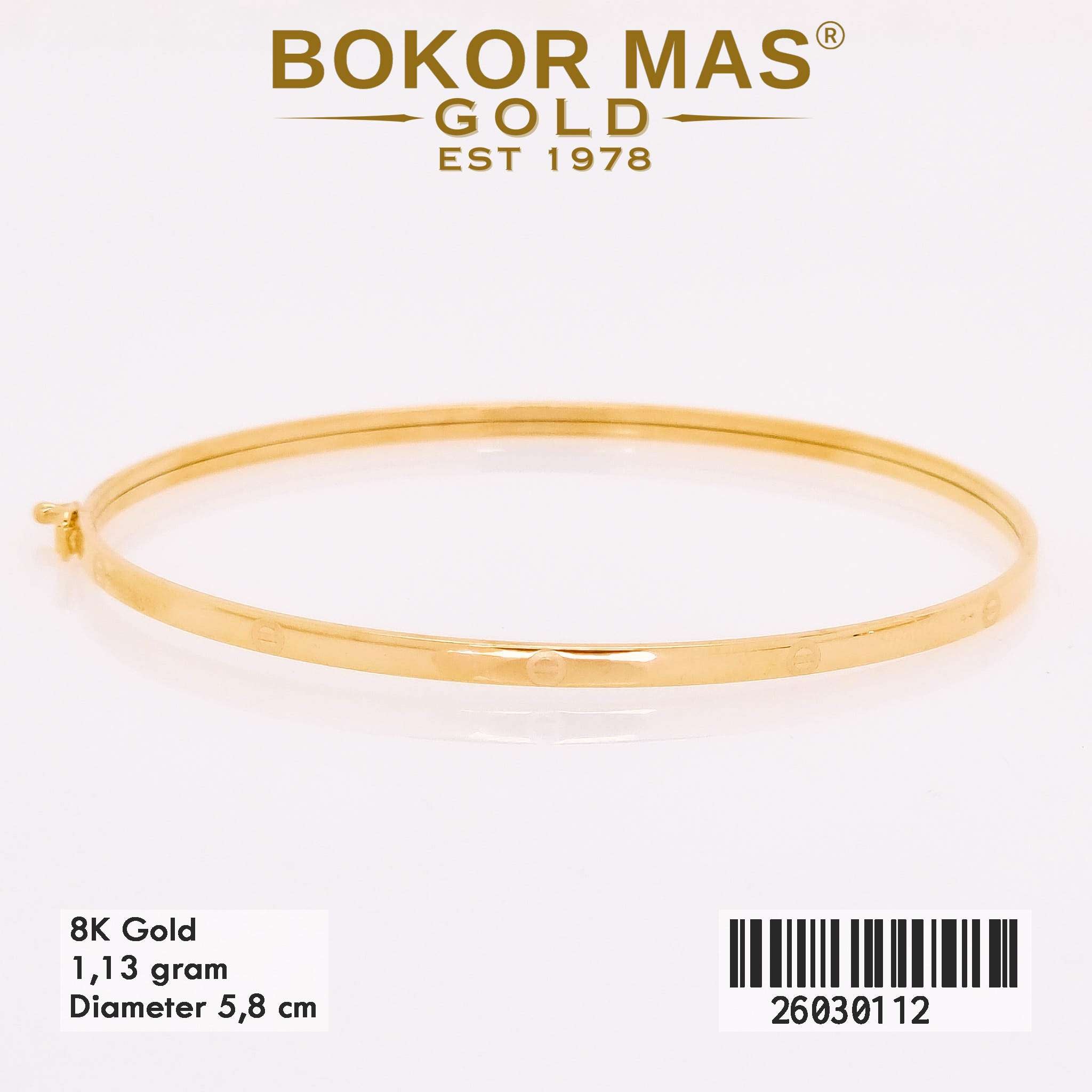 Gelang Kaku Model CTR - 26030112 - 8K