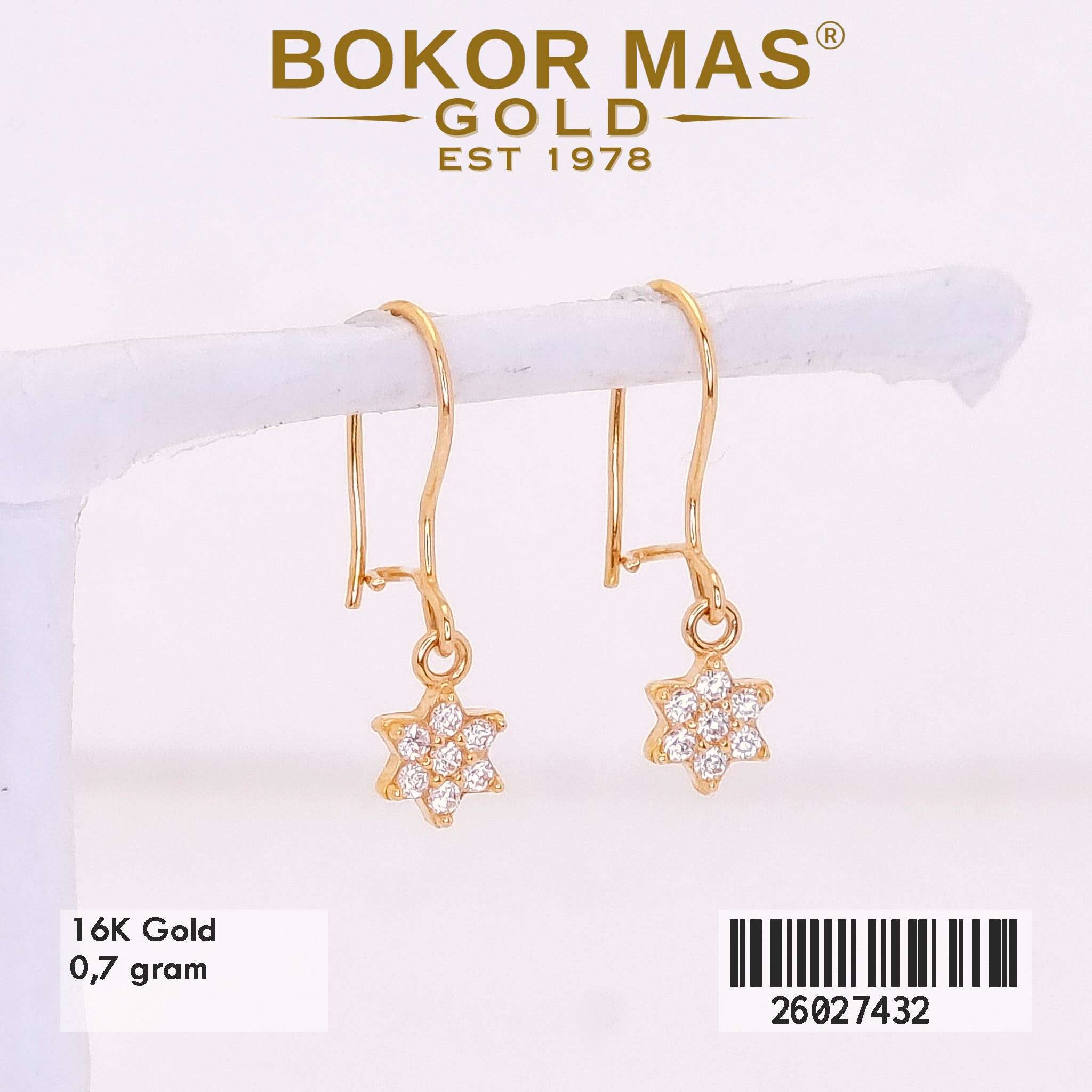  Anting Desi Variasi Bintang - 26027432 - 16K