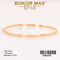 Gelang  Emas Kaku Variasi Tanpa Permata - 24089494 - 16K