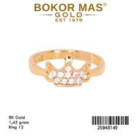 Cincin Emas Variasi Permata - 25048149 - 8K