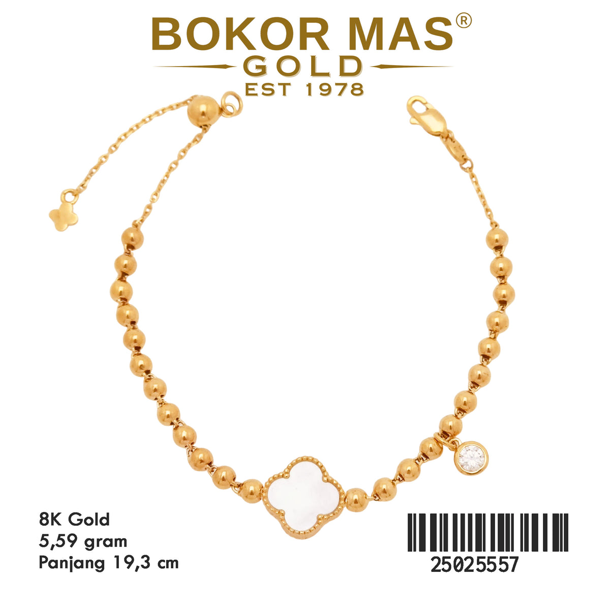 Gelang Rantai Model Bunga - 25025557 - 8K