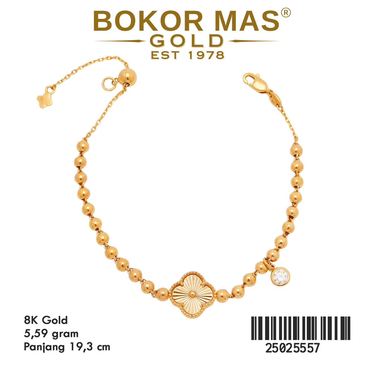 Gelang Rantai Model Bunga - 25025557 - 8K