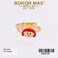 Cincin  Emas Anak Boneka Hairred - 24085760 - 8K