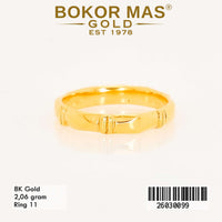 Cincin Variasi Tebu Kuning - 26030099 - 8K