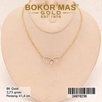 Kalung Emas Siyem Variasi Pita - 24070296 - 8K