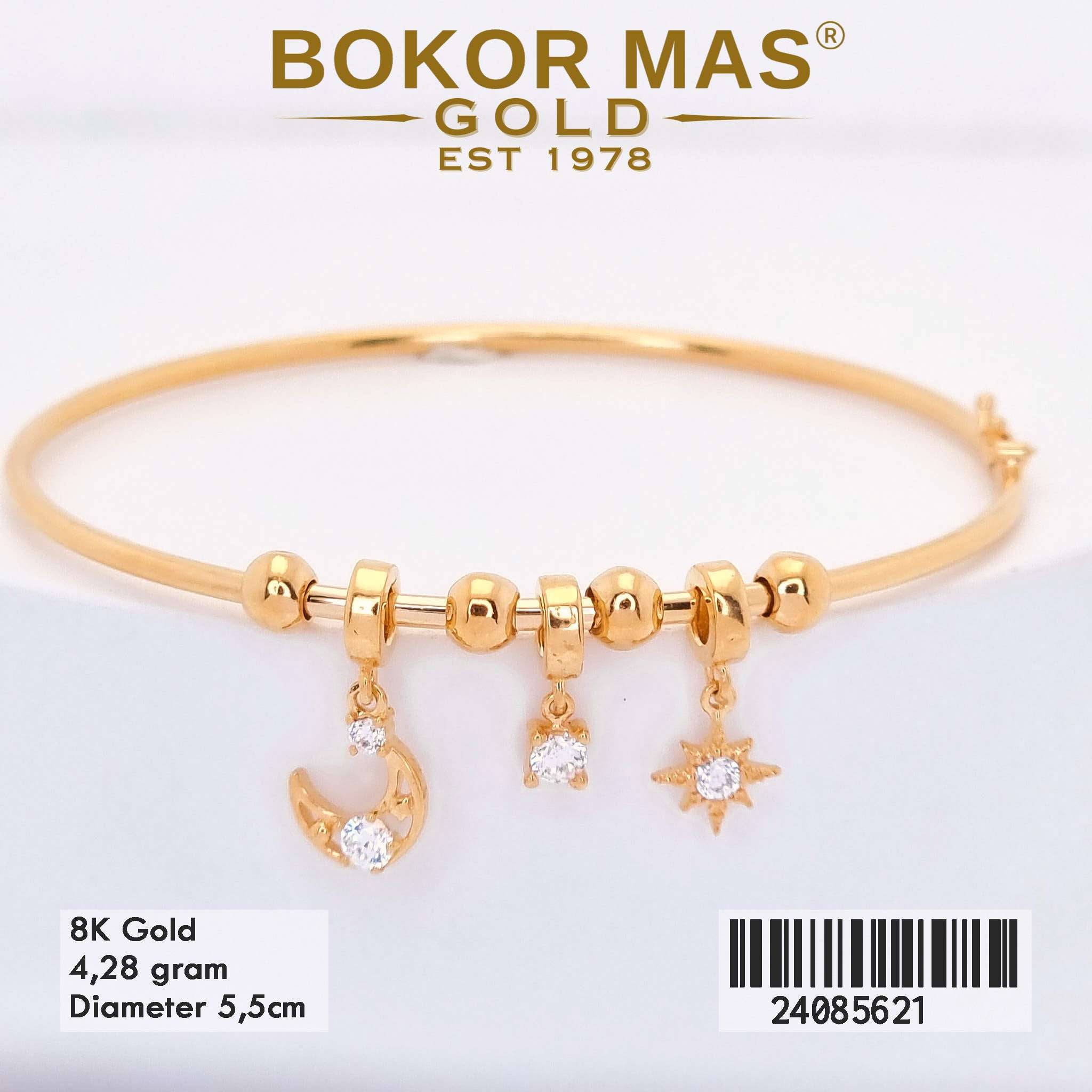 Gelang Bangkok Variasi Permata - 24085621 - 8K