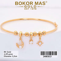 Gelang  Emas Bangkok Variasi Permata - 24085621 - 8K