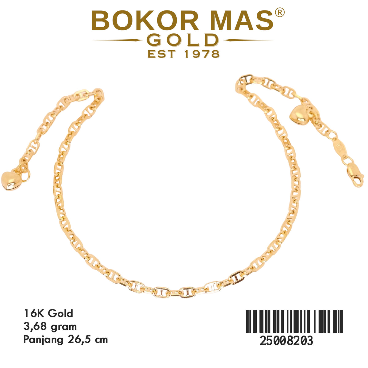 Gelang Kaki Variasi Hermei - 25008203 - 16K