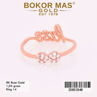 Cincin Emas Variasi Invinite Kiss - 25053940 - 8K