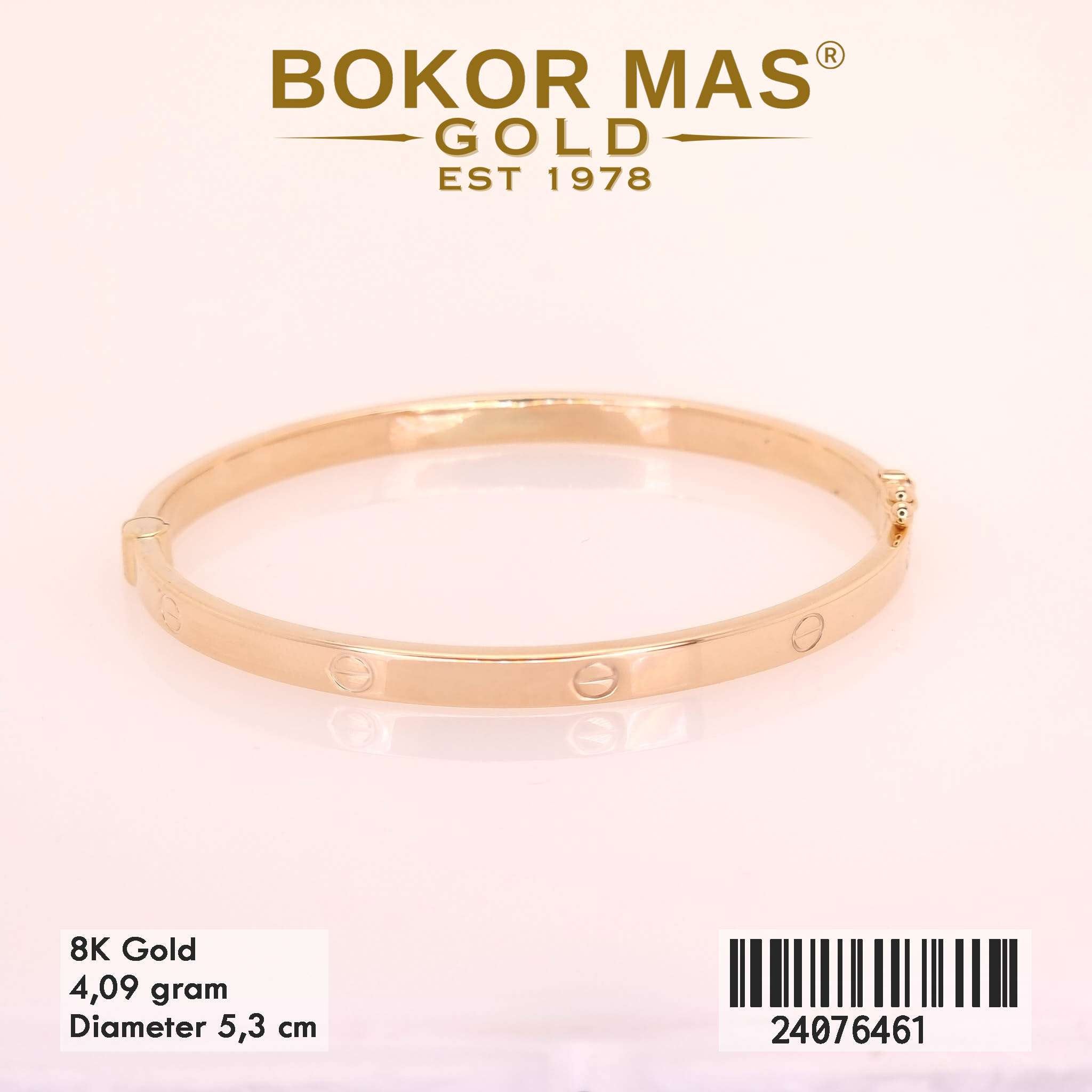 Gelang Bangkok Variasi Tanpa Permata - 24076461 - 8K