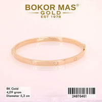 Gelang Emas  Bangkok Variasi Tanpa Permata - 24076461 - 8K