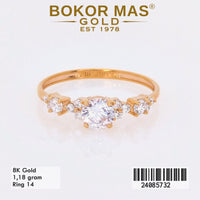Cincin Emas  Variasi Soliter Mix - 24085732 - 8K