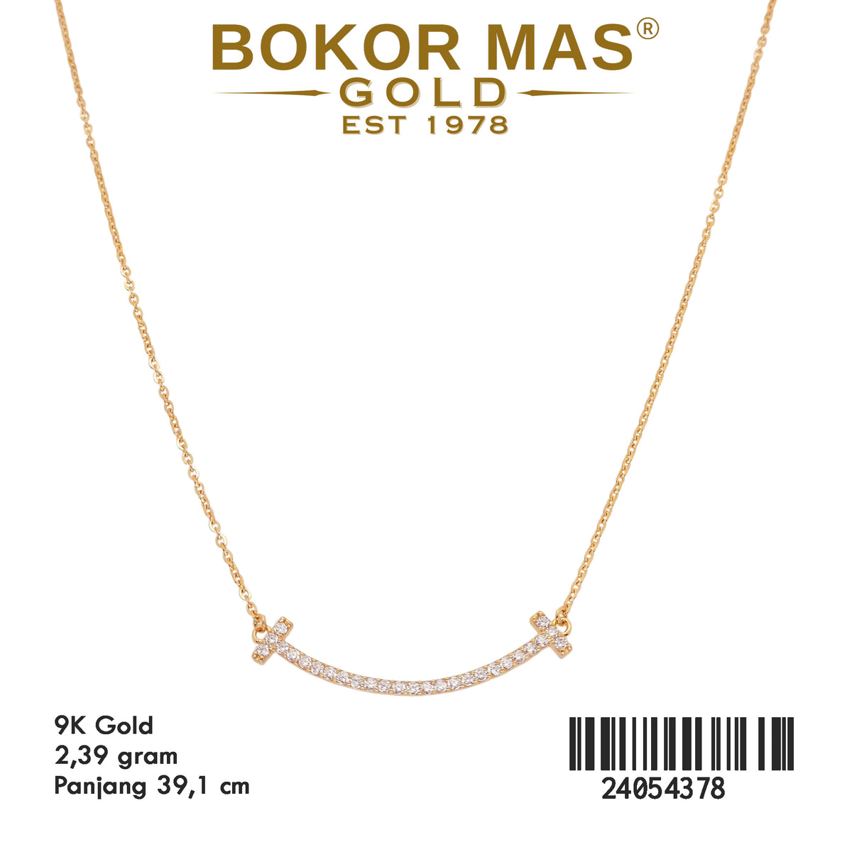 Kalung Anak Aurel Variasi Permata Putih - 24054378 - 9K