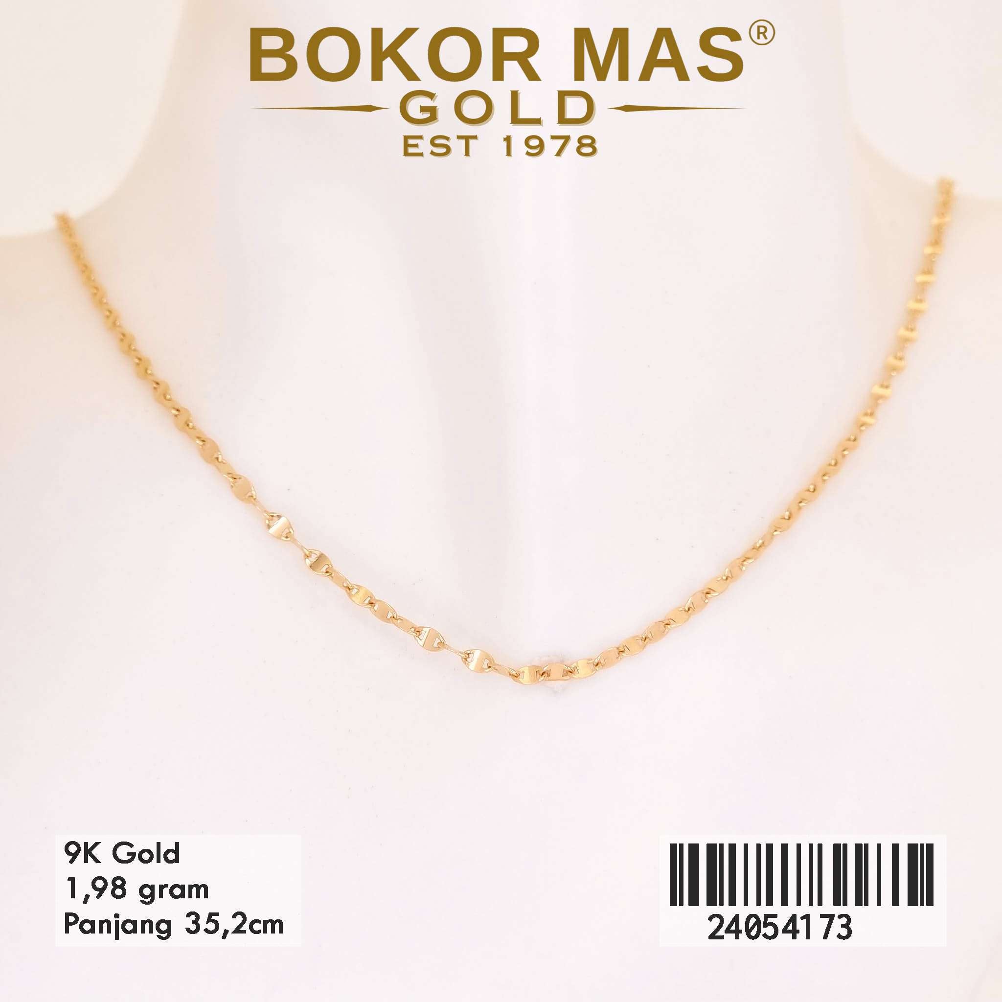 Kalung Anak Pecah Kopi Variasi Tanpa Permata - 24054173 - 9K