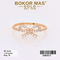 Cincin  Emas Variasi Pita - 24085673 - 8k