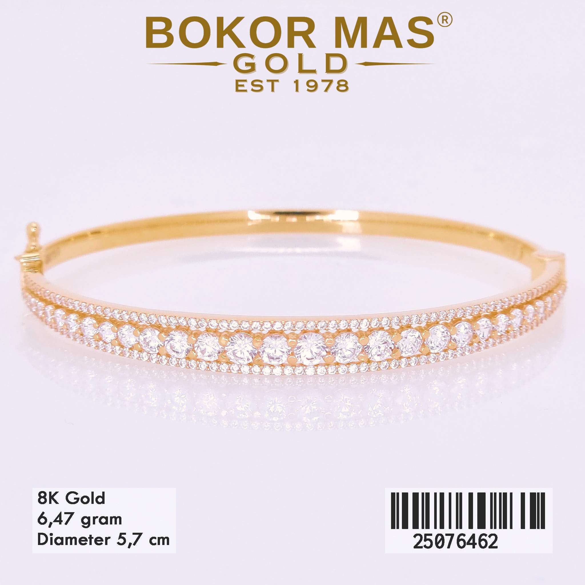 Gelang Kaku Variasi Permata - 25076462 - 8K