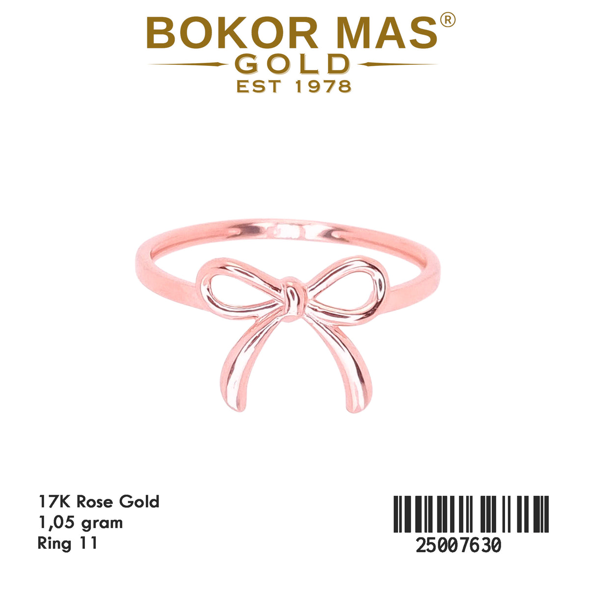 Cincin Variasi Model Pita - 16K - 25007630