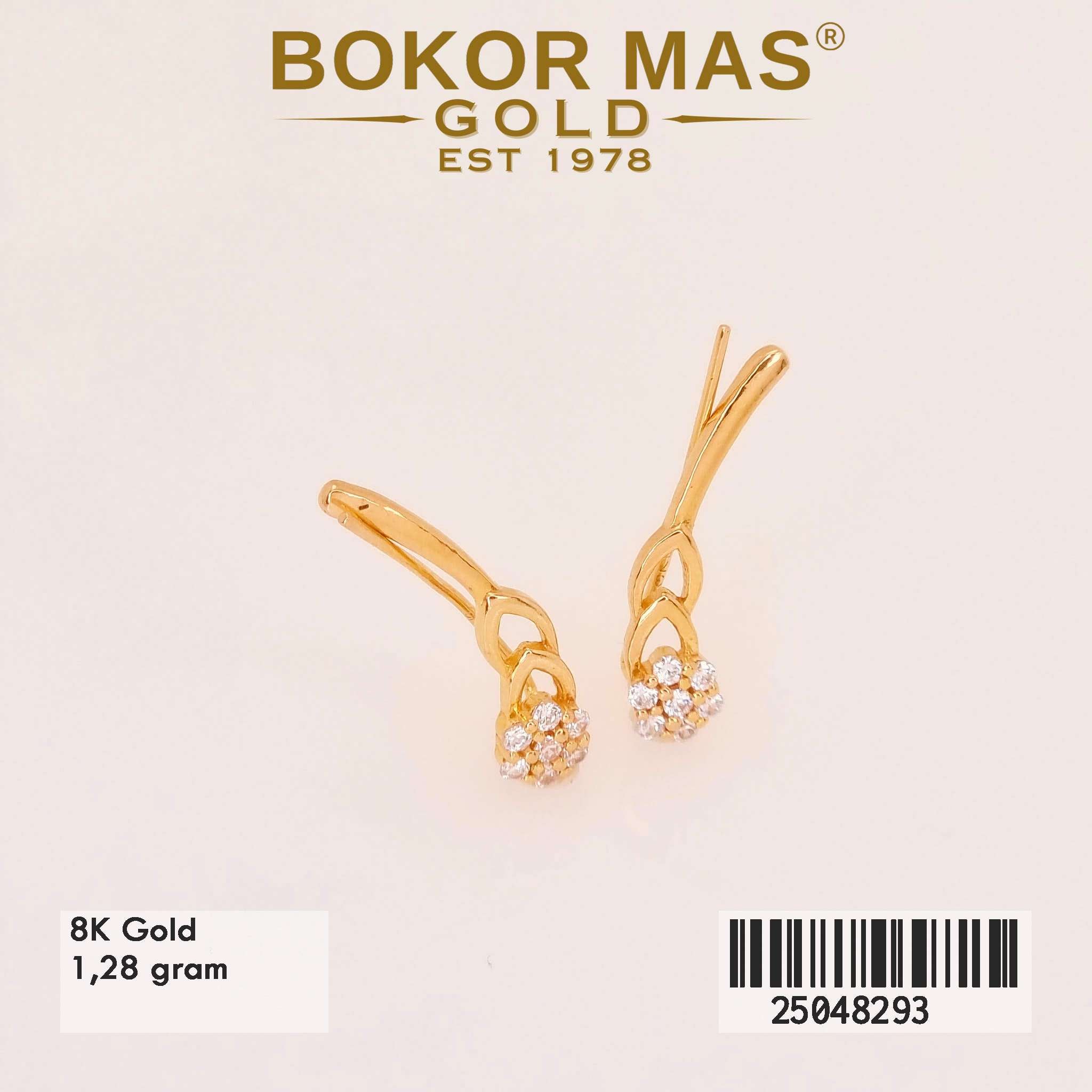 Anting Crawel  Variasi Permata -  25048293 - 8K