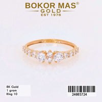 Cincin Emas  Variasi Fourstone - 24085724 - 8K
