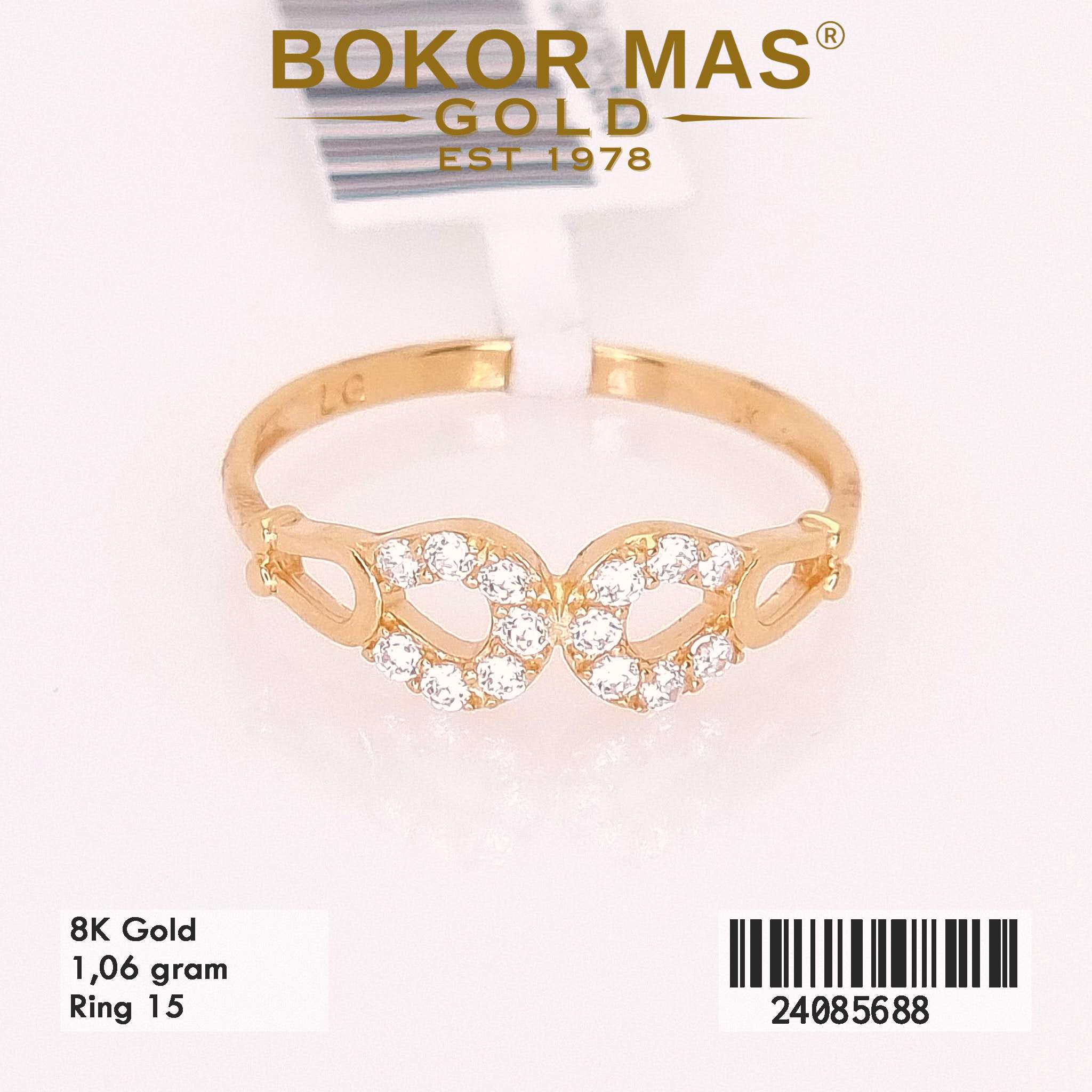 Cincin Variasi Permata - 24085688 - 8K