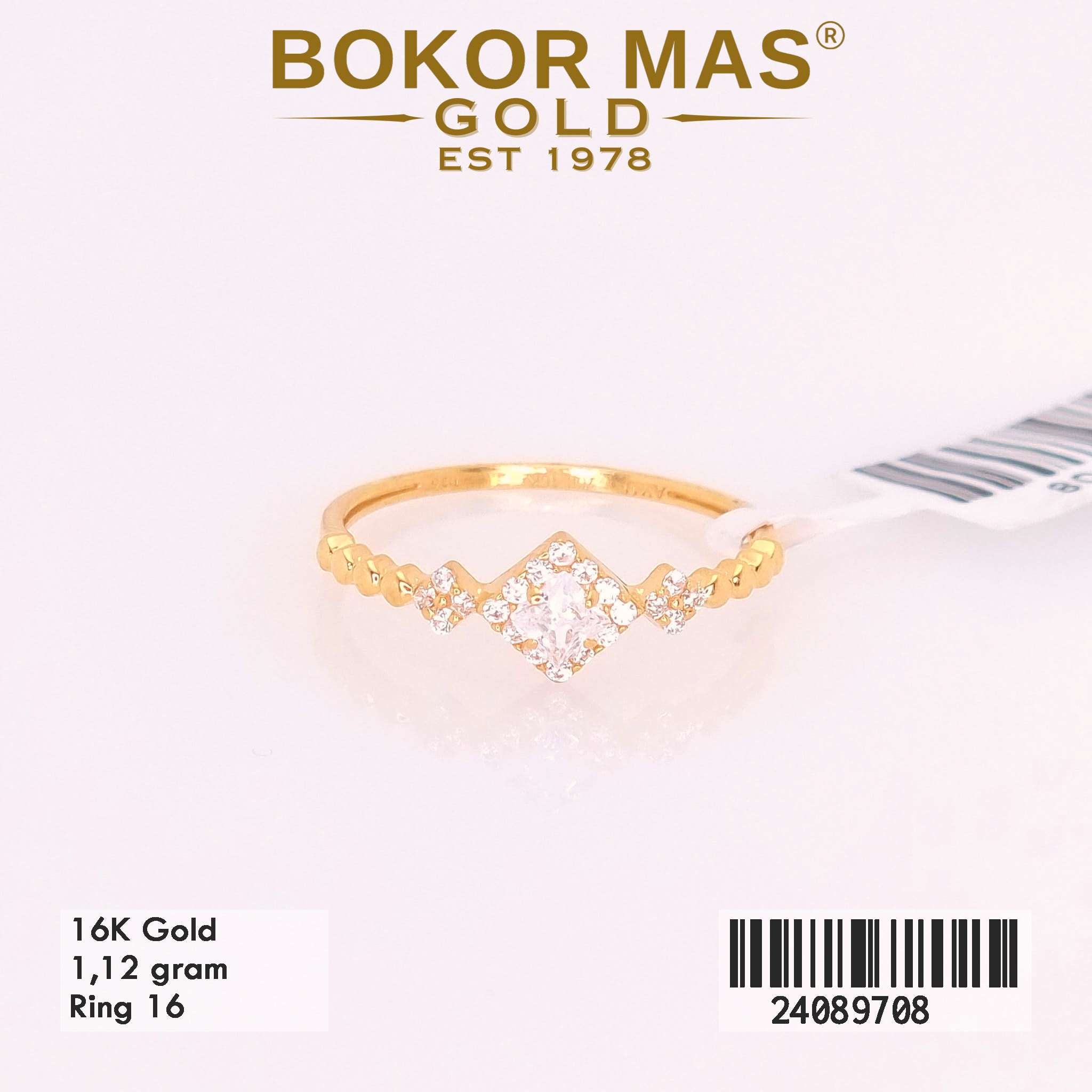 Cincin Variasi Permata - 24089708 - 16K