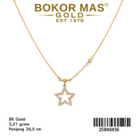 Kalung Variasi Bintang Permata - 25048456 - 8K