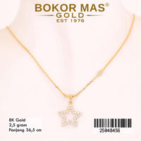 Kalung Variasi Bintang Permata - 25048456 - 8K