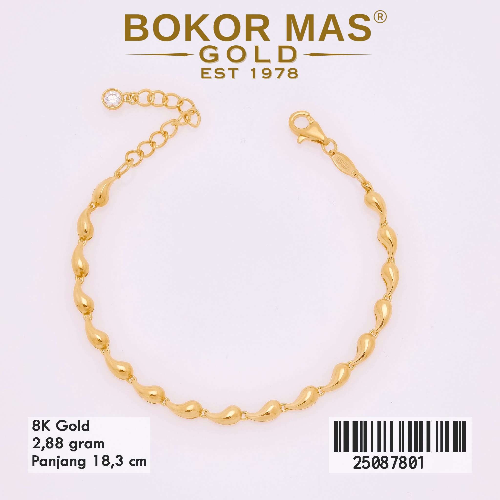  Gelang Rantai Variasi BTG - 25087801 - 8K