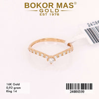 Cincin Emas  Aurel Variasi Permata - 24086599 - 16K