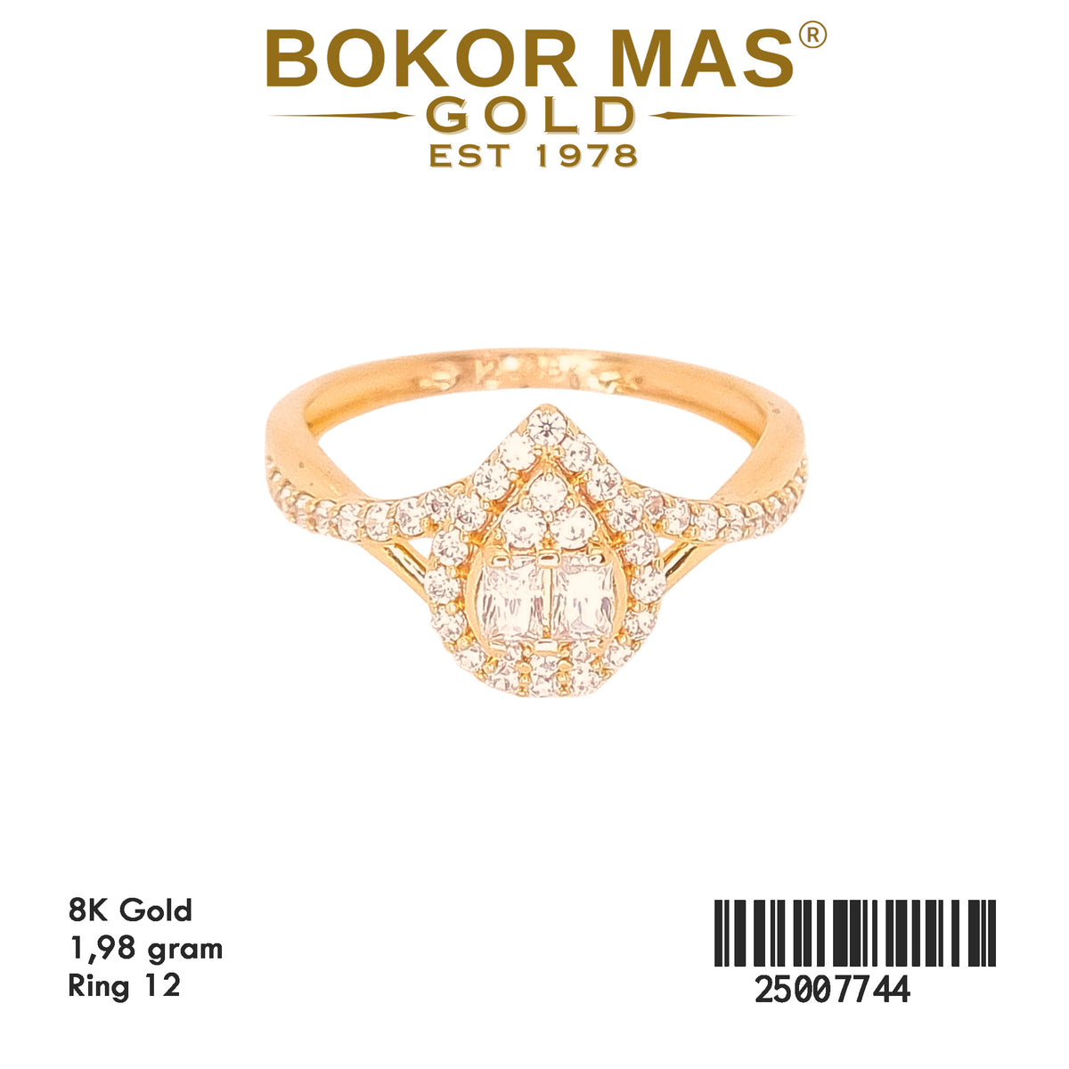 Cincin Model Permata 25007744 - 8K