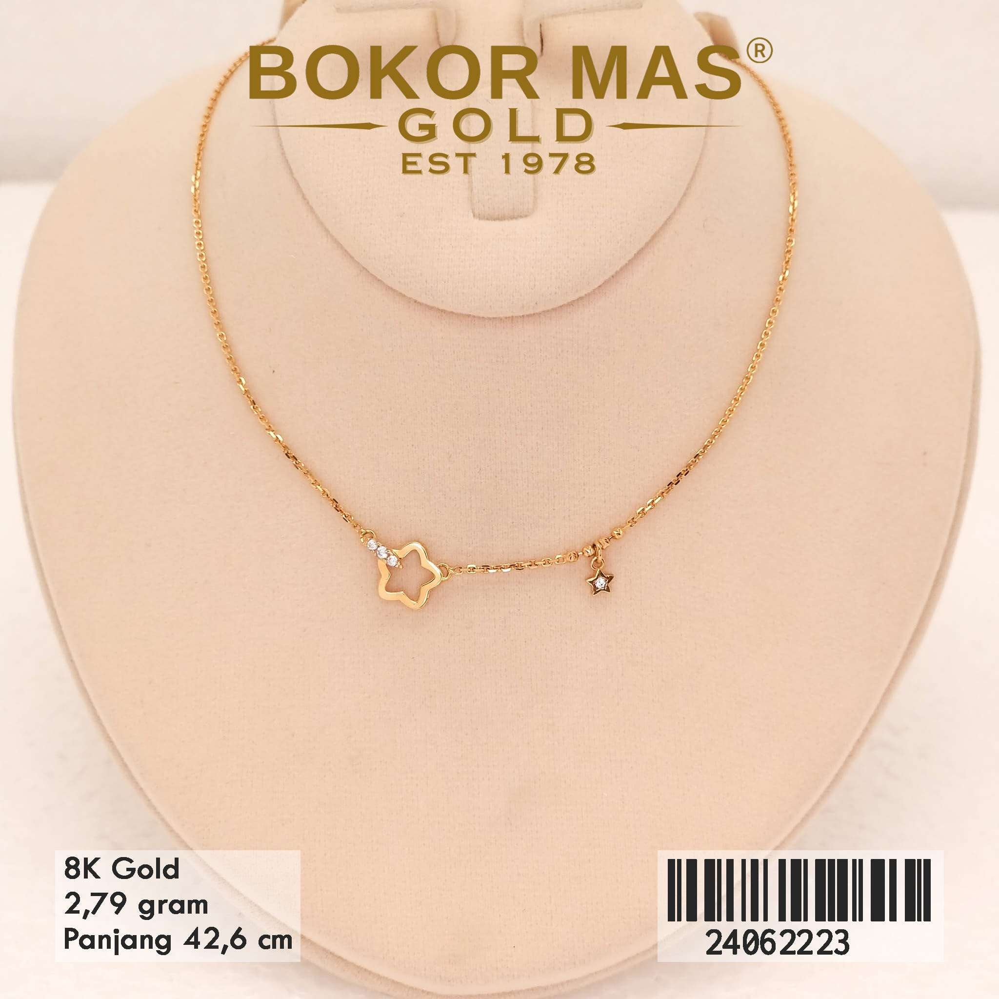 Kalung Siyem Variasi Bintang - 24062223 - 8K