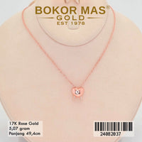 Kalung Emas  Variasi Hati Polos - 24082037 - 17K
