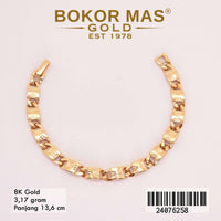 Gelang Emas  Rantai Variasi Mainan - 24076258 - 8K