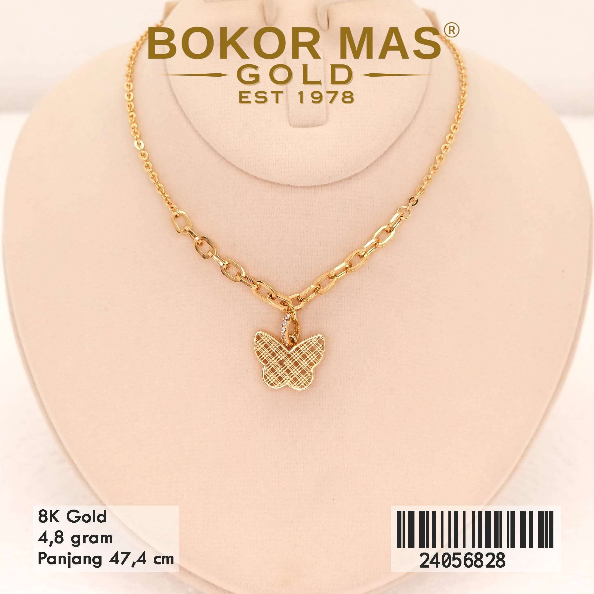 Kalung Variasi Model Kupu Tanpa Permata - 24056828 - 8K