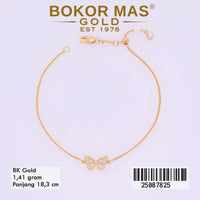 Gelang Italy Serut Variasi Kupu - 25087825 - 8K