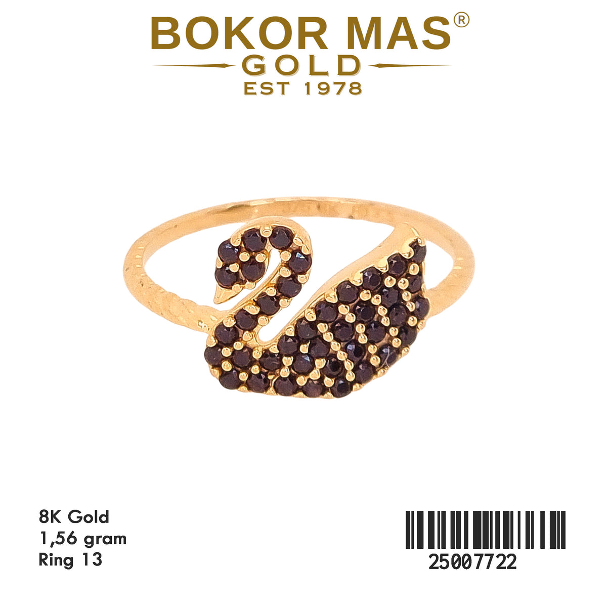 Cincin Model Angsa Permata - 25007722 - 8K