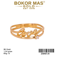Cincin Emas Love - 25048134 - 8K