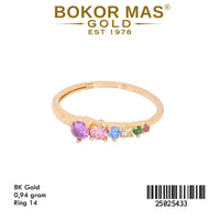 Cincin Model Permata Warna - 25025433 - 8K