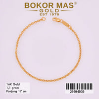 Gelang Rantai Variasi Hollotifani -  26004030 - 16K