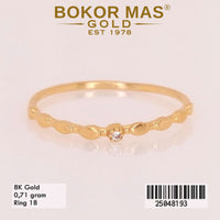 Cincin Emas Variasi Permata - 25048193 - 8K