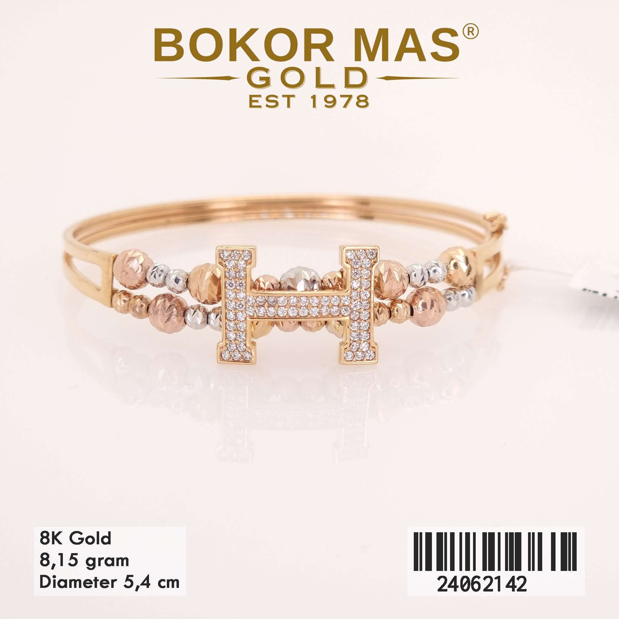 Gelang Bangkok Variasi Permata - 24062142 - 8K