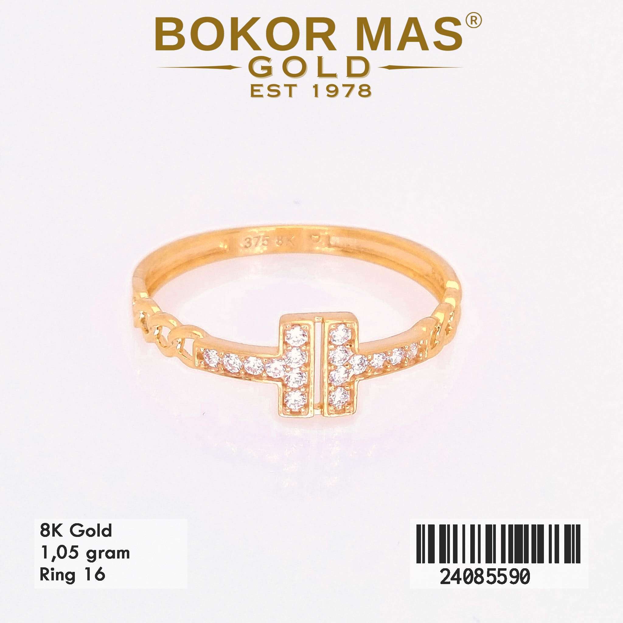 Cincin Variasi Permata - 24085590 - 8K