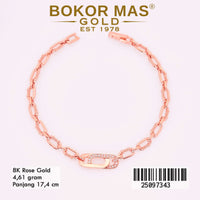 Gelang Rantai Variasi Rose - 25097343 - 8K