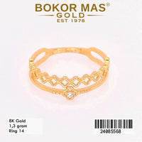 Cincin  Emas  Variasi Permata - 24085568 - 8K