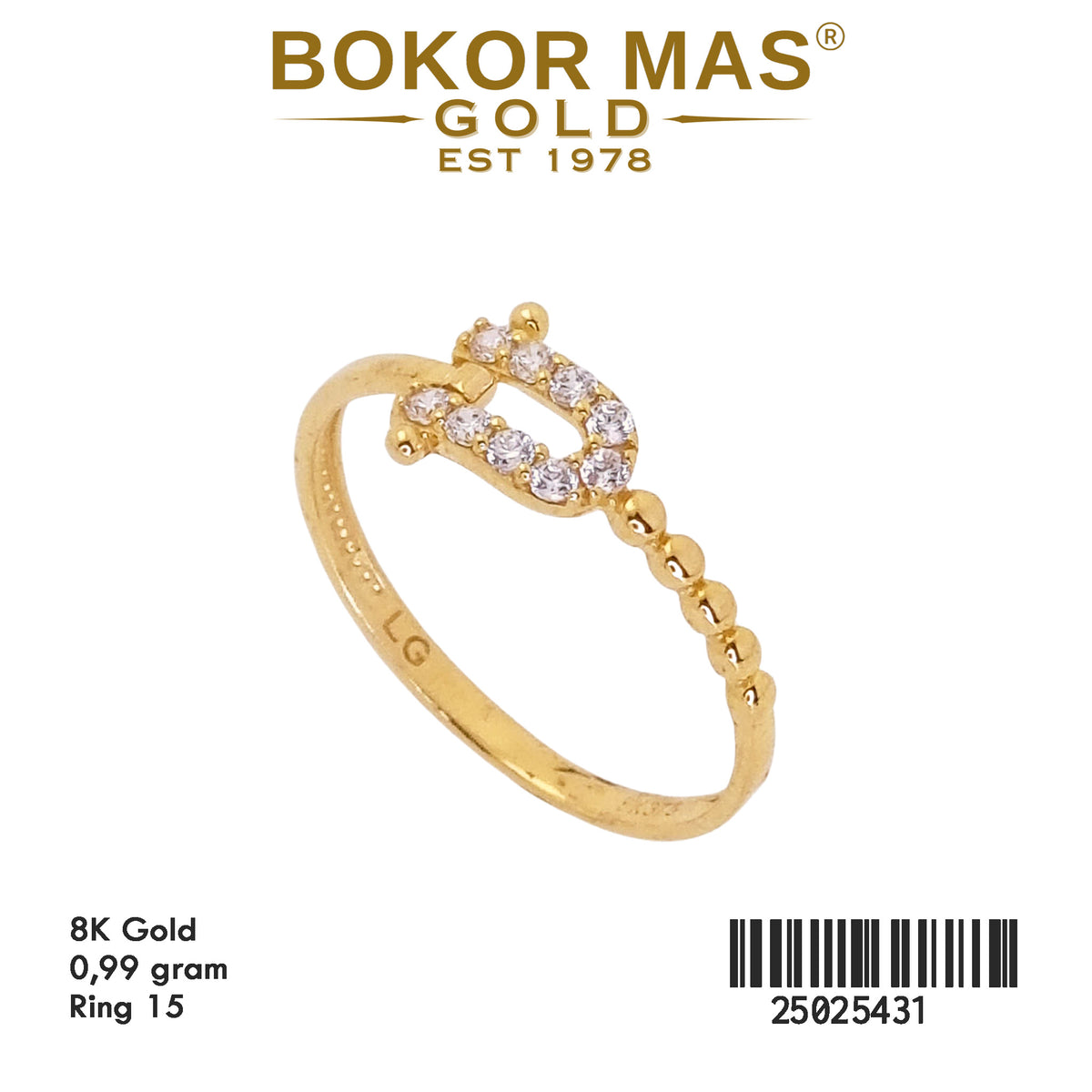 Cincin Model Tiff Permata - 25025431 - 8K