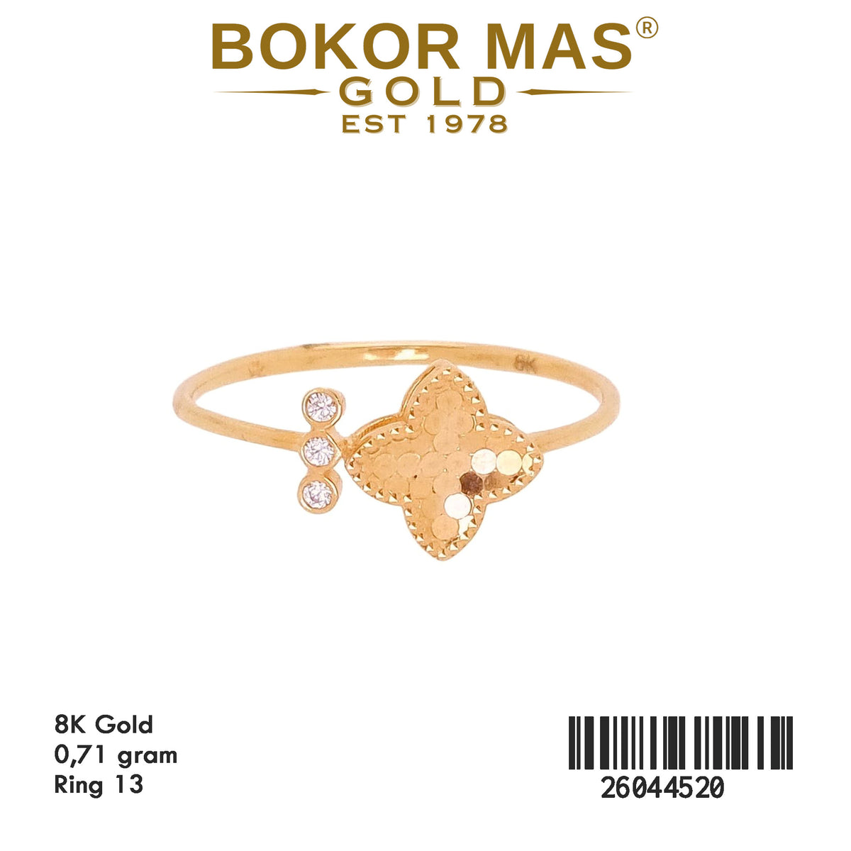 Cincin Variasi Model Bunga -  26044520 - 8K