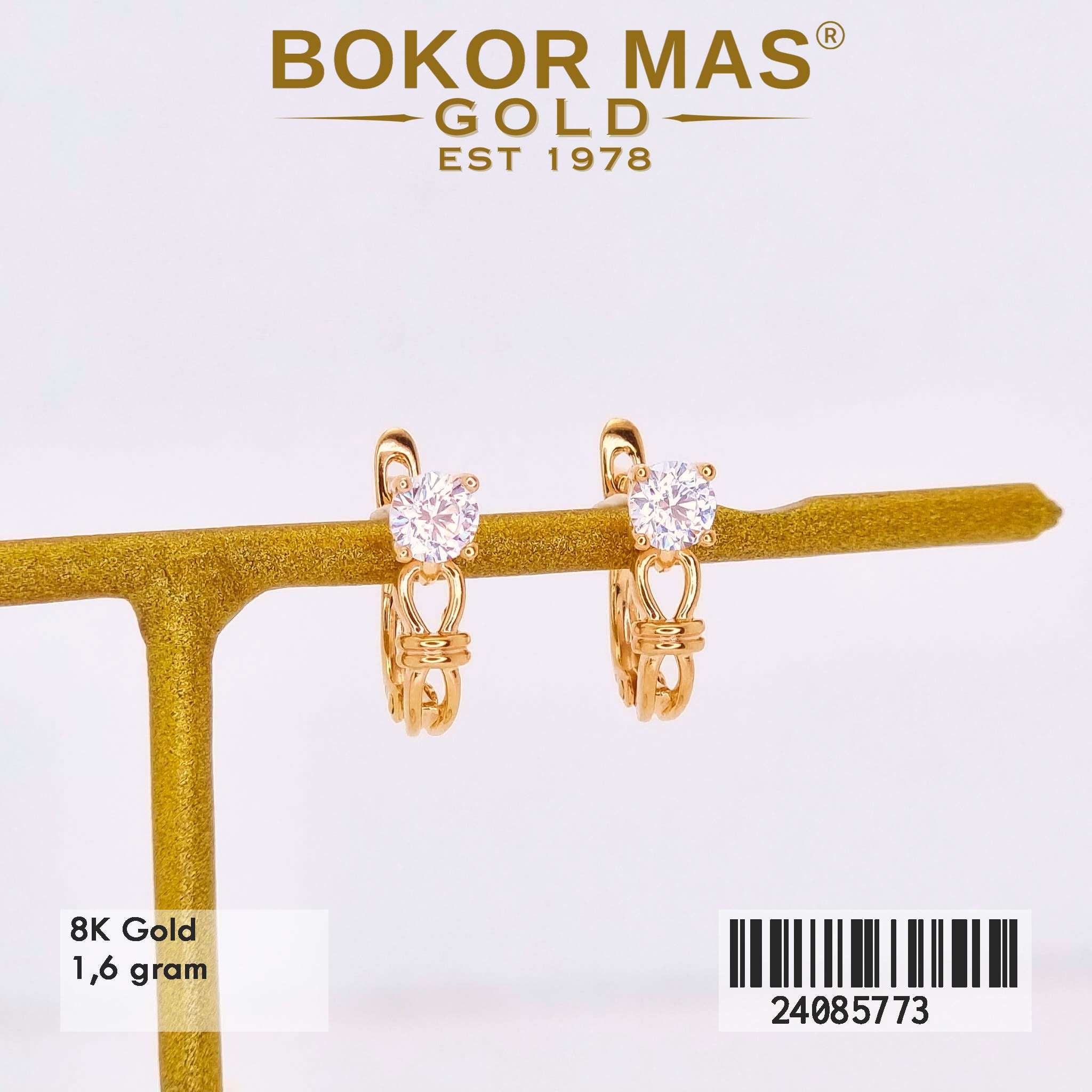 Anting Klip Variasi Soliter - 24085773 - 8K