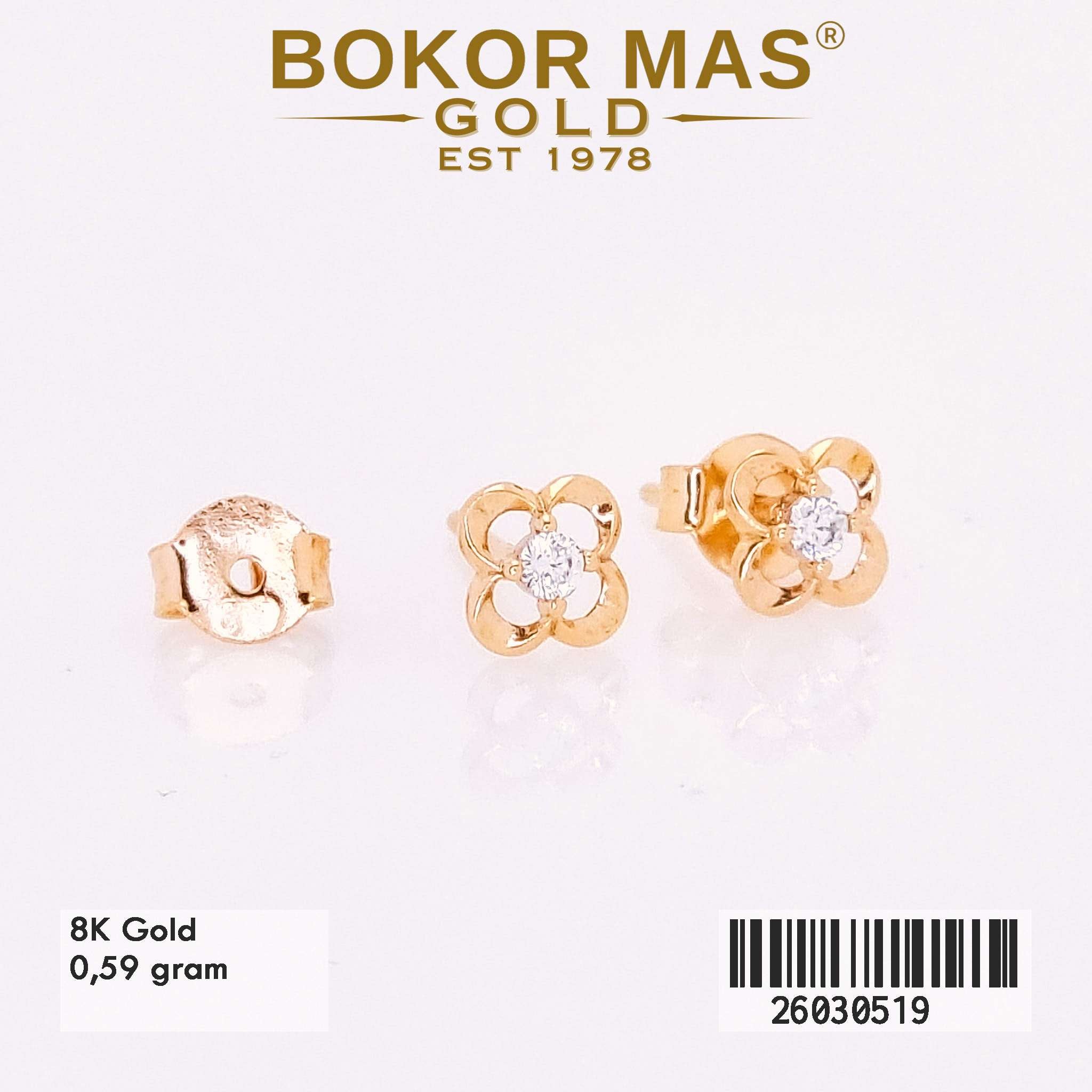 Anting Tusuk Variasi Permata - 26030519 - 8K