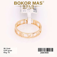 Cincin Emas Variasi Tanpa Permata - 24047099 - 8K