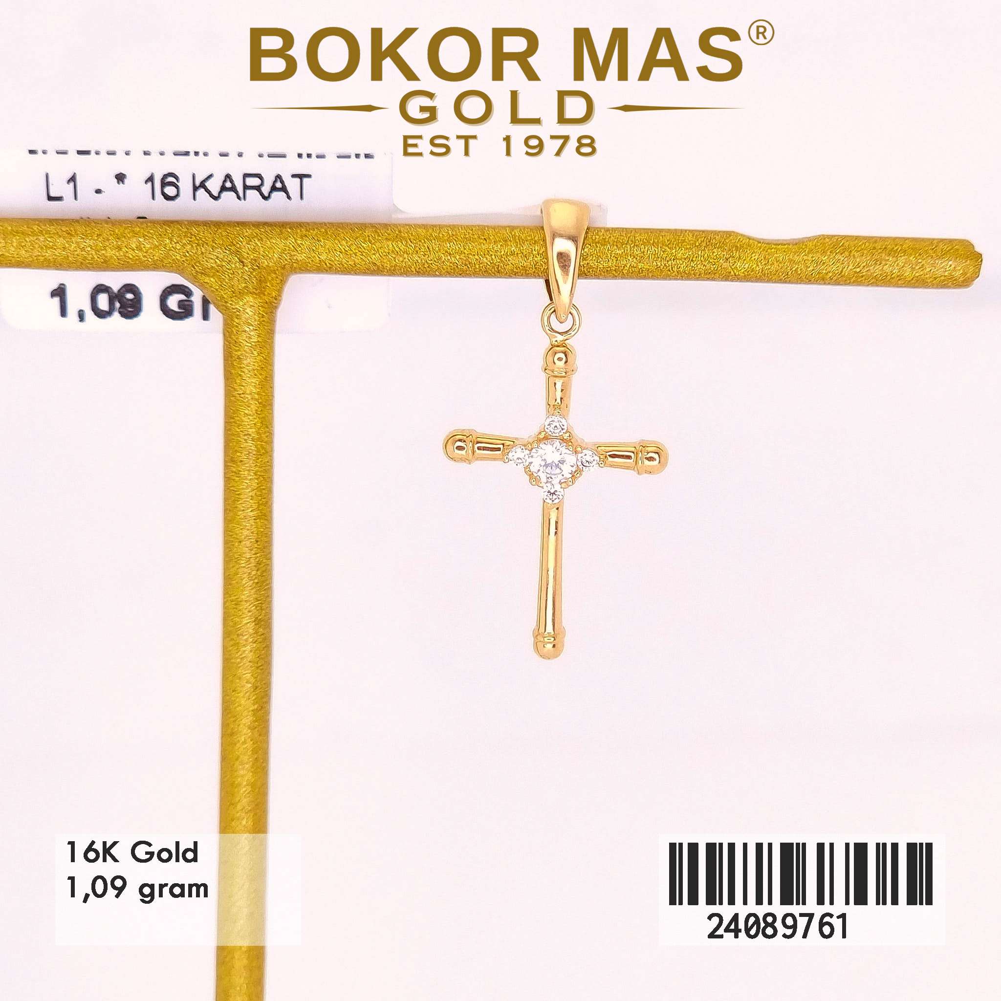 Liontin Variasi Salib - 24089761 - 16K